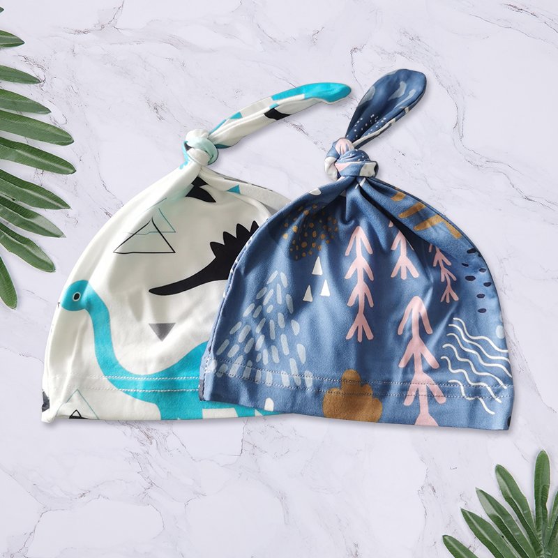 Tail handling special Spring and Autumn Baby Baby Newborn Baby Newborn with knit-colored Hat Combination