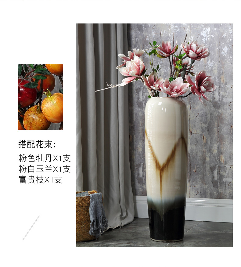 European ceramic vase of large sitting room lucky bamboo flower arranging porcelain household act the role ofing is tasted hotel retro creative furnishing articles