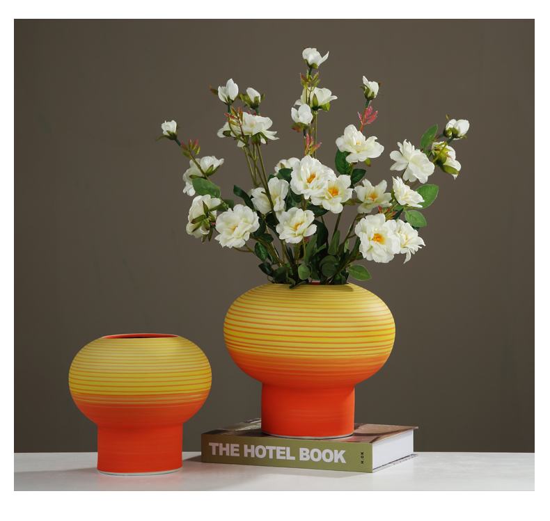 New Chinese style light ceramic vase key-2 luxury furnishing articles table dry flower tea table flower art is sitting room adornment desktop simulation flower decoration