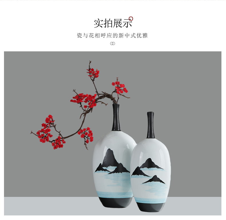 New Chinese style ceramic vase furnishing articles put dry flower is the sitting room porch table between the example of TV ark, home decoration