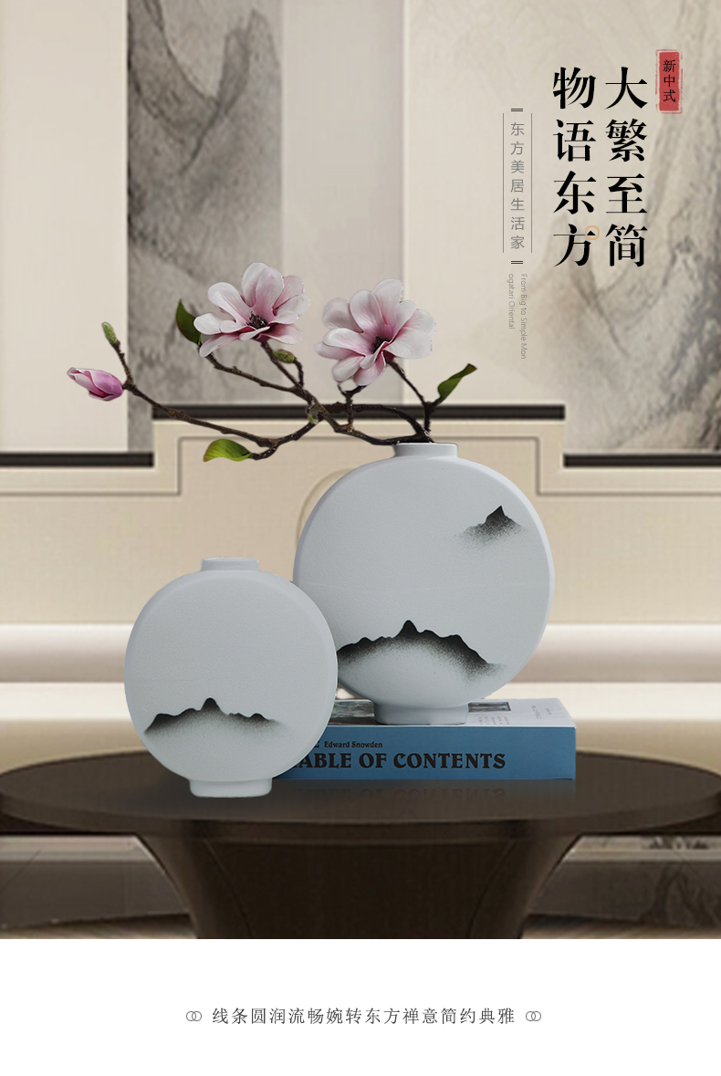 New Chinese style ceramic vase place to live in the sitting room porch TV cabinet table flower arrangement between example home decorations