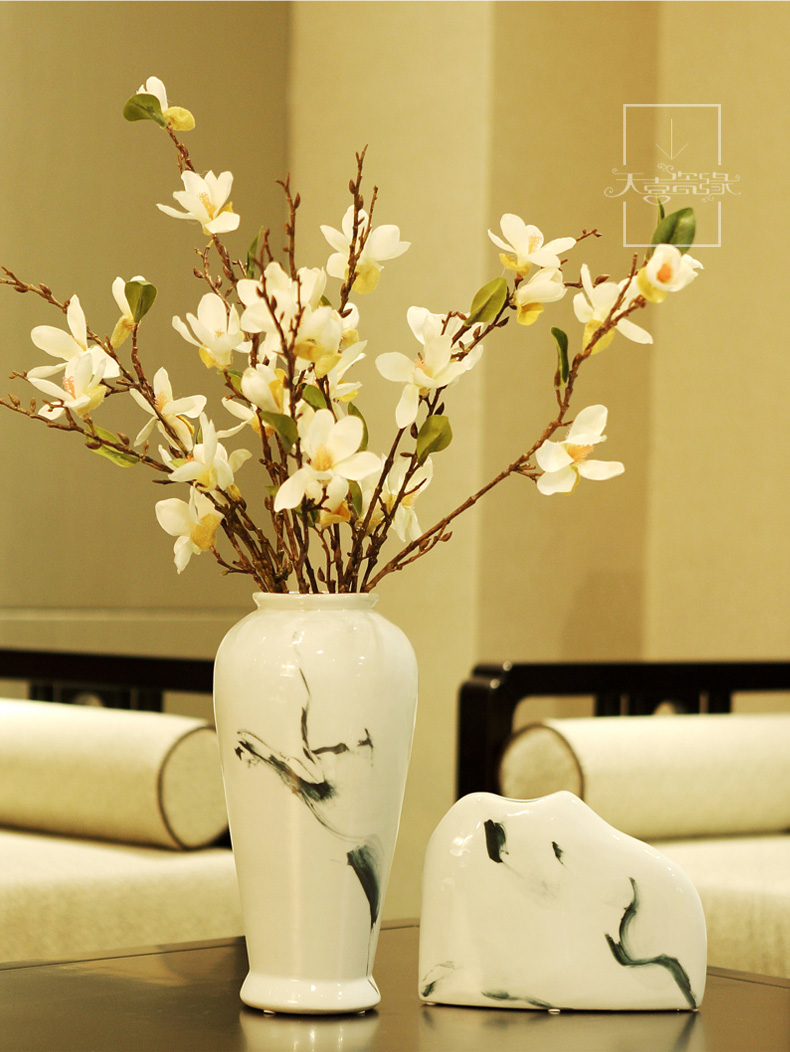 New Chinese style study zen furnishing articles ceramic vases, creative household act the role ofing is tasted, the sitting room porch TV ark, flower porcelain