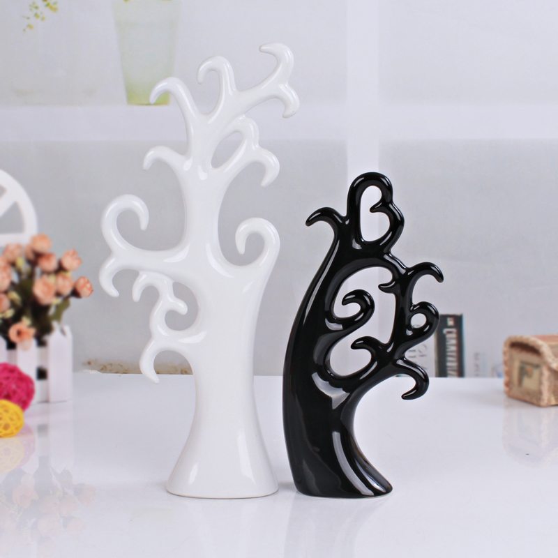 I and contracted fashion ceramic arts and crafts home furnishing articles sitting room adornment fashion wedding gift love trees