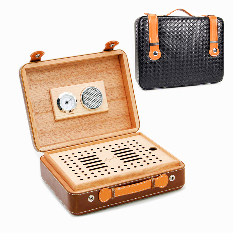 LAFULI cigar humidor cedar wood portable portable humidor humidification portable snow plus humidor