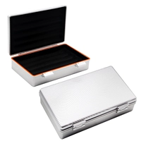 Десять проточной водяной алюминиевой коробки серебро