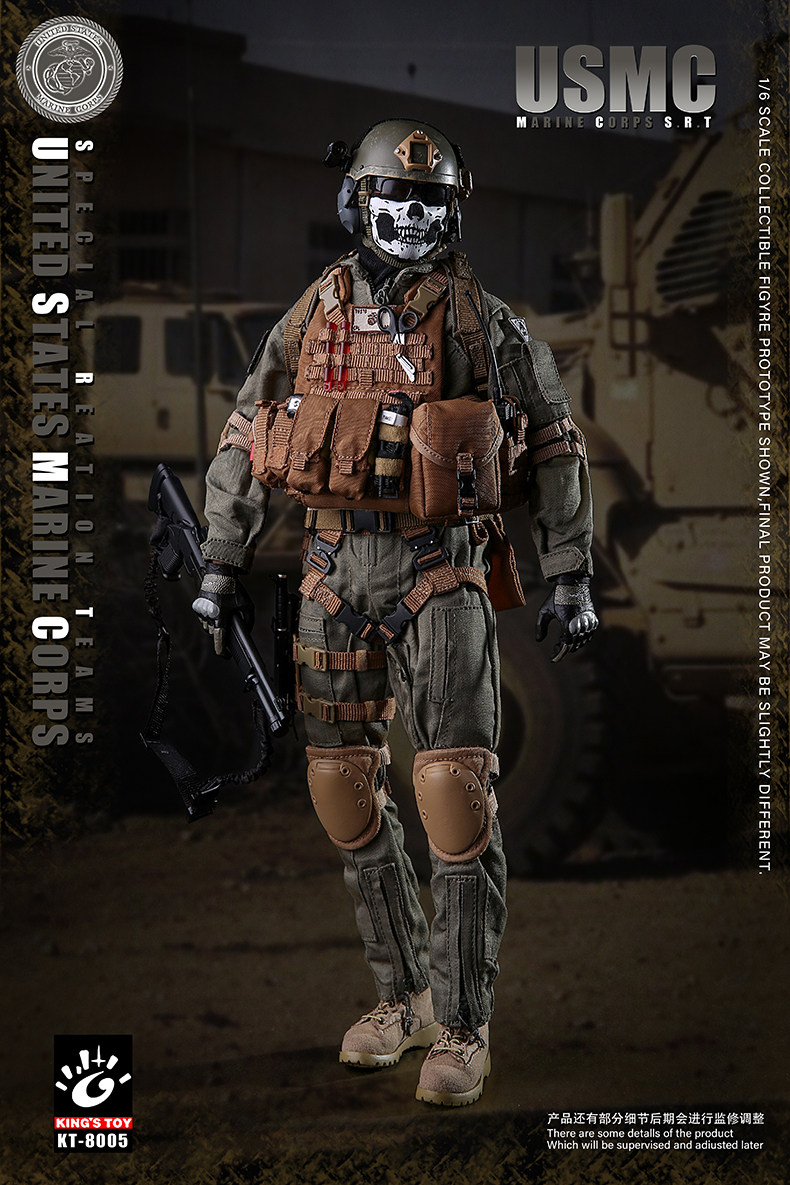 KING'S TOY USMC SRT US Marine Corps Special Response Team 1/6