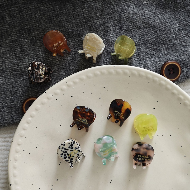 2025 New Small Mini Bangs Clip Hairpin Acetate ins Basic Style Bangs Clip Top Clip Hairpin Shark Clip