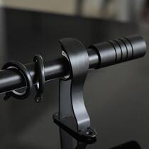 Black fine Roman rod Aluminum curtain rod Roman rod Nordic American silent single and double rod