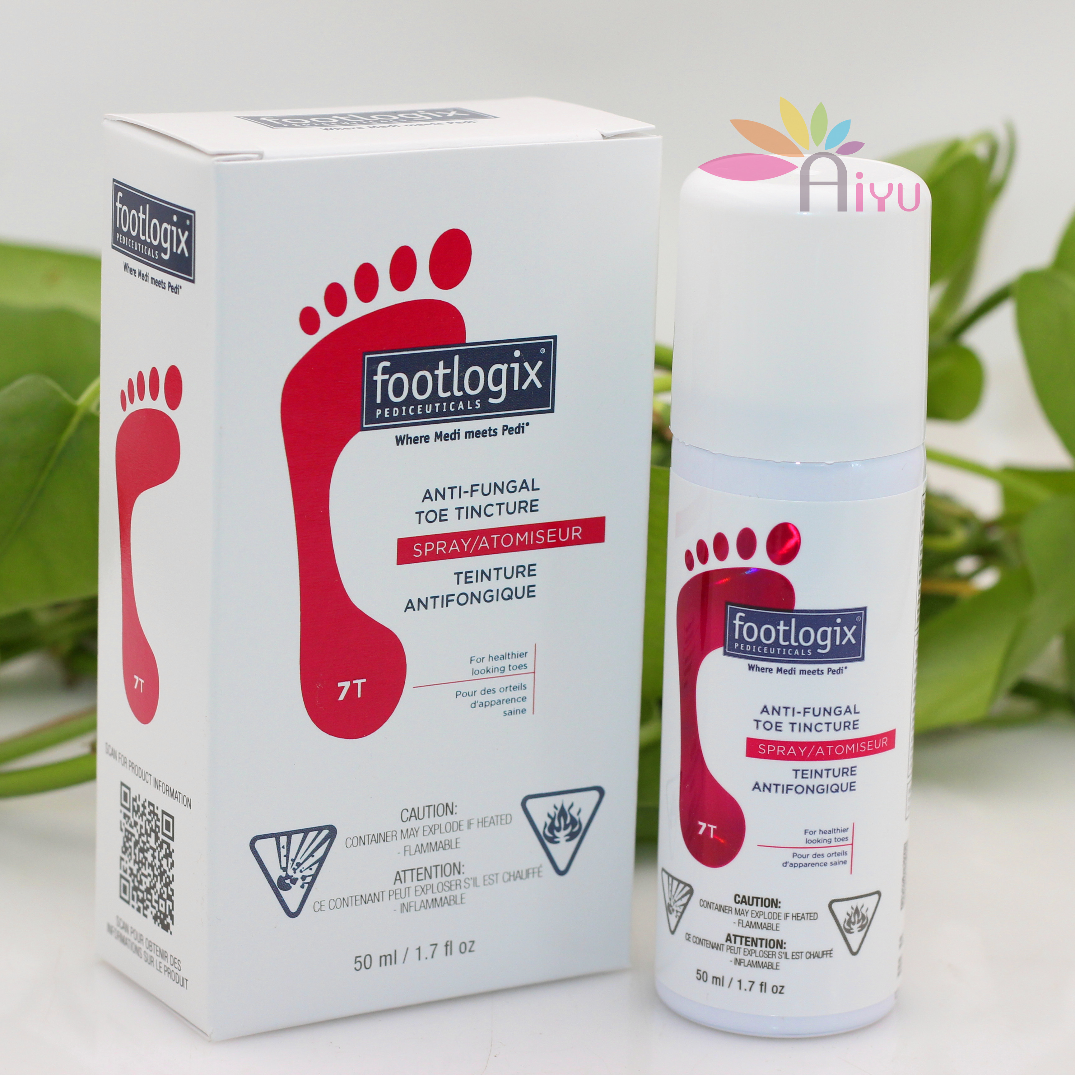 Canadian footlogix Foot Leshi 7T 50ml Foot Leshi gray nail true jun toenail