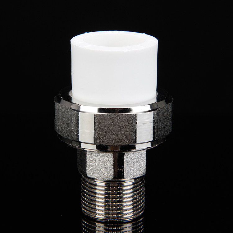 4 minutes 20PPR internal and external wire thickened copper live tap water pipe hot-melt pert6 sub-heating water pipe fittings joint