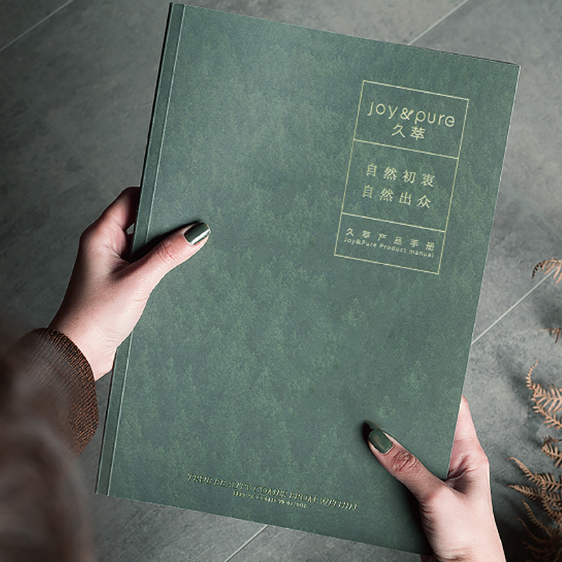 Hardcover special paper album printing and production of corporate brochure custom printing a sample printing design