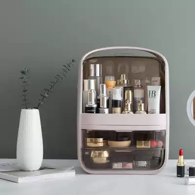 Cosmetics storage box desktop shelf skin care products multi-layer ins storage layer rack cosmetic box Net red dormitory artifact