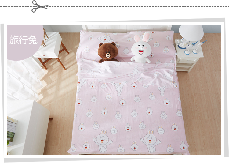 Bông da người lớn túi ngủ đôi di động tấm du lịch ánh sáng khách sạn khách du lịch duy nhất cung cấp du lịch túi ngủ chống giật mình cho be