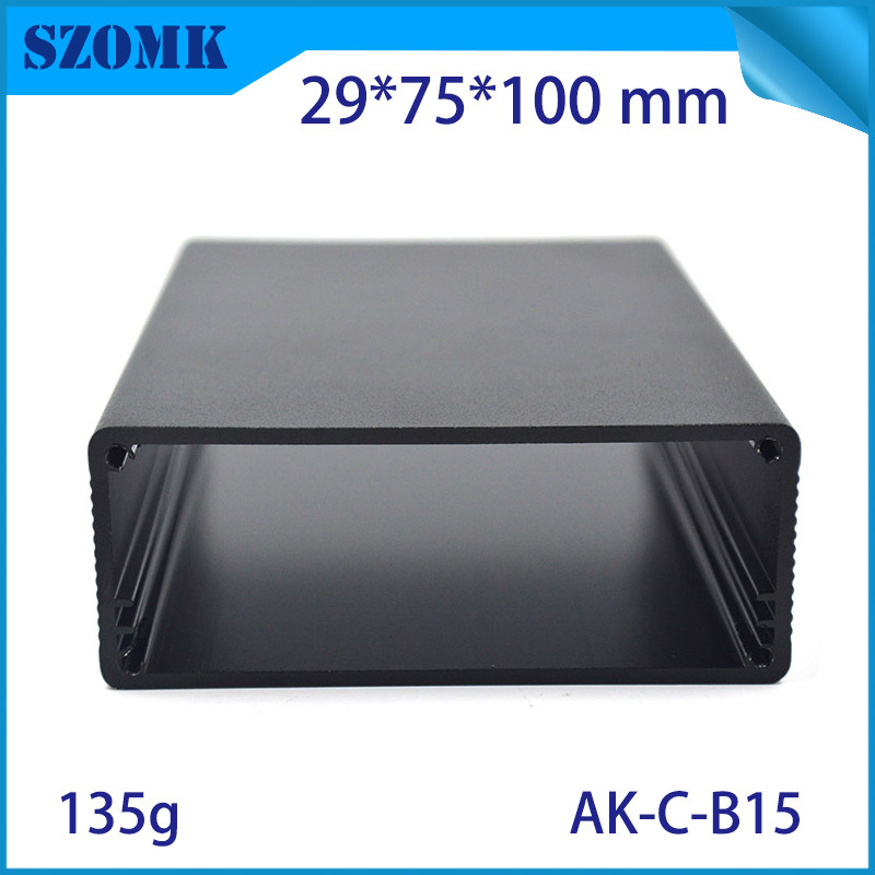 SZOMK29*75*100一体式铝合金壳体闭封铝型材外壳加工定制AK-C-B15