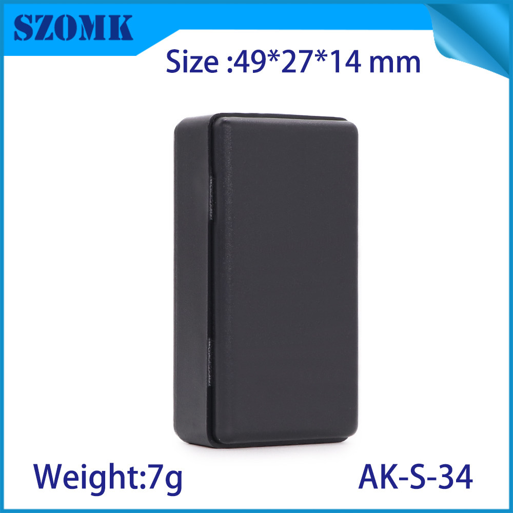 49*27*14mm标准仪表过线盒电子接线盒全新料塑料外壳AK-S-34