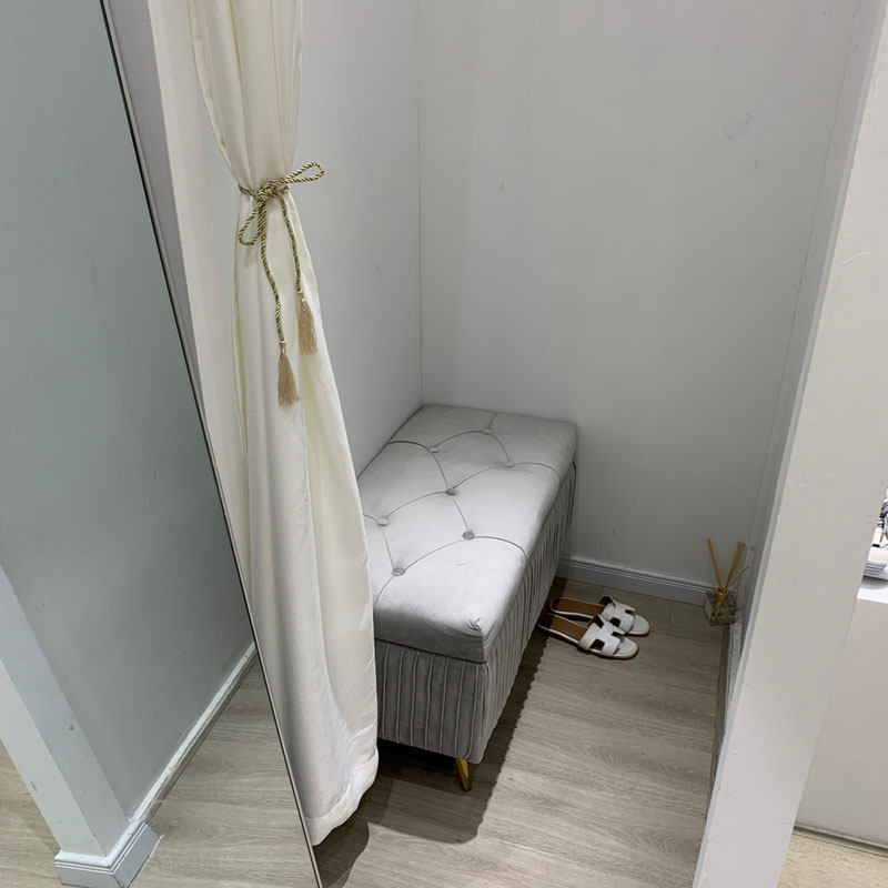 Fitting Room Stool Women's Clothing Shop Sofa Stool Brief About Changing Shoes Storage Stool Can Sit