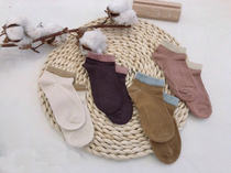 Now (promotion price 4 pairs of mixed color spring and summer children breathable socks male and female children neutral modal socks boat Socks