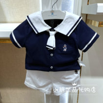 Teenie Weenie baby boy 22 summer boy navy wind shirt T0YA222402B TH222404A