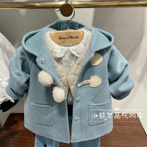 Tartineetchocolat chocolate childrens clothing 24 winter girls woolen coat CIJWE4T43K