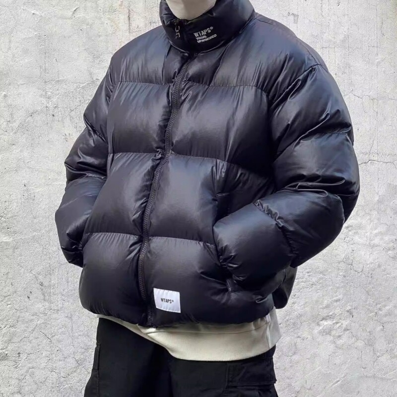 男生必备！WTAPS BIVOUAC JACKET 西山彻日系亮面保暖羽绒服加厚夹克