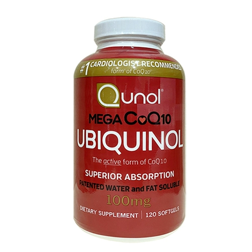 Прямая почтовая почта Американская оригинальная Qunol Главная вода и дисплазия Средняя пантразная фермент Q10 Мягкие капсулы 100 мг