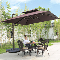 Outdoor parasol villa garden Roman umbrella outdoor large sun umbrella sun umbrella open-air courtyard stall umbrella