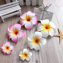 PE hemp flower simulation foam fake flower diy hair accessory hairclip clip 4 5-7cm seaside tourism flowers