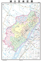  (Electronic version of jpg image)Nanjing Pukou District map Political district map Township map Contact customer service before shooting