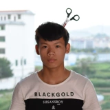 Новинка в ножевых ножницах, заправляя реквизит, творческое зло, страшное, шутка целого человека, игрушка для молотка