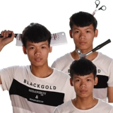 Новинка в ножевых ножницах, заправляя реквизит, творческое зло, страшное, шутка целого человека, игрушка для молотка