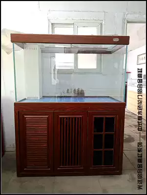 Guangyuan Jinjing super white glass Red Dragon cylinder sandalwood Chinese style aluminum alloy sleeve bottom filter water-free aluminum cabinet