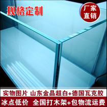 Guangyuan ultra-white fish tank custom Jinjing ultra-white glass grass tank seawater tank national factory direct sales