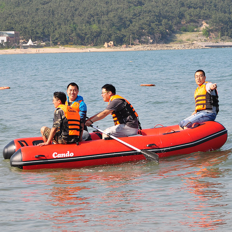 Xinguang rubber boat thickened fishing boat sea fishing assault boat hard bottom rescue boat kayak motorboat folding rubber boat