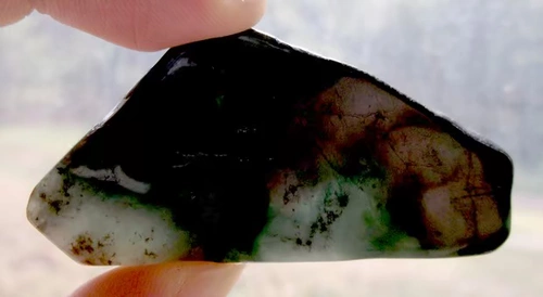 Ретро изумрудная реплика из Мьянмы из нефрита, подвеска