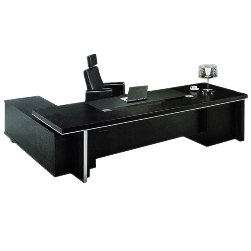 Office Furniture Boss Desk Black Executive Desk Customized Manager Desk Fashion Executive Desk Creative Mid-shift Desk