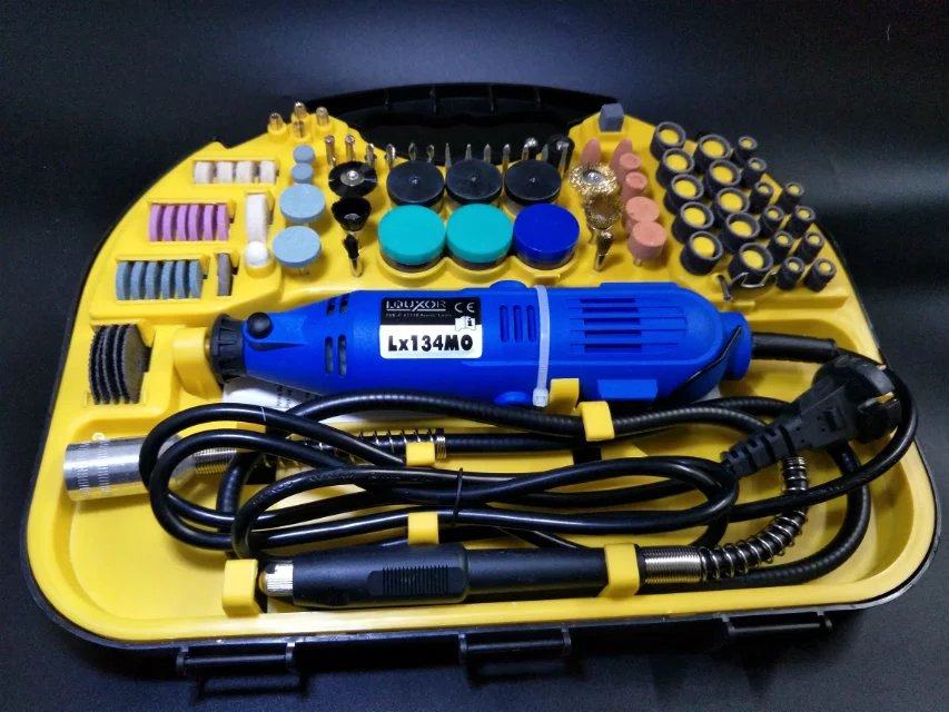 Uleve 211 pieces mini electric drill jade engraving machine electric electric grinding miniature engraving pen DIY tool hanging mill