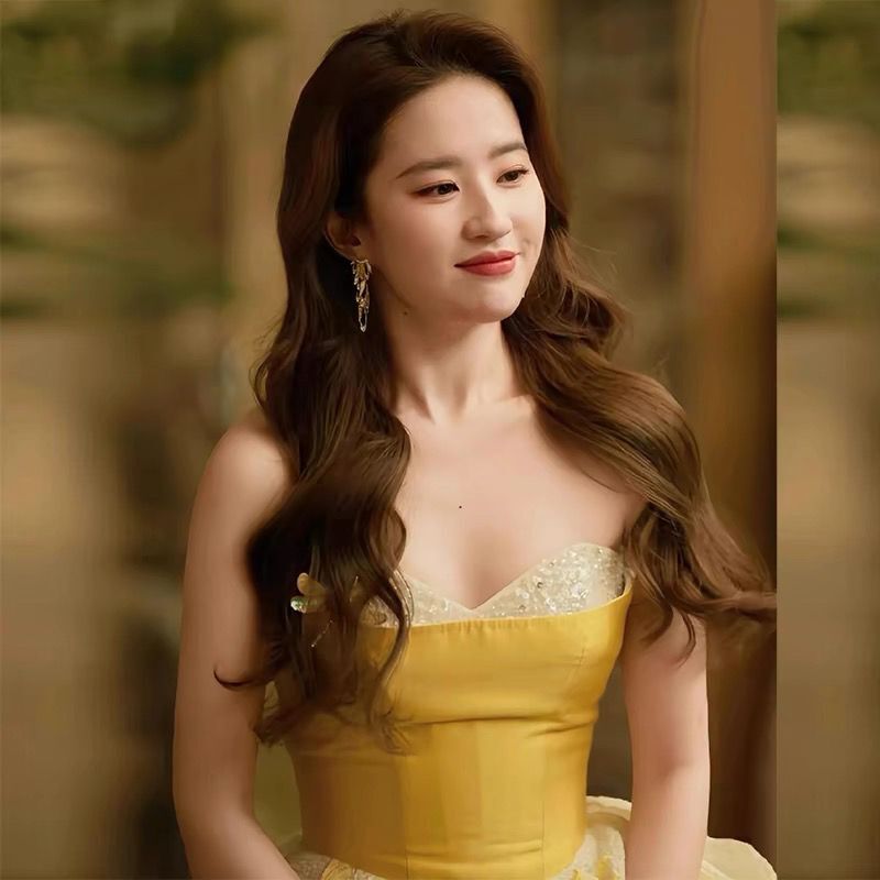 Light Luxury Niche High-End Hostess Dress, the Story of the Rose, Liu Yifei's Same Style Evening Dress, High-End Banquet
