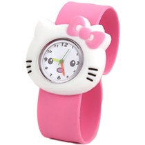 Cute childrens toys watch boy girl primary school electronic girl cartoon Waterproof non-luminous pop circle