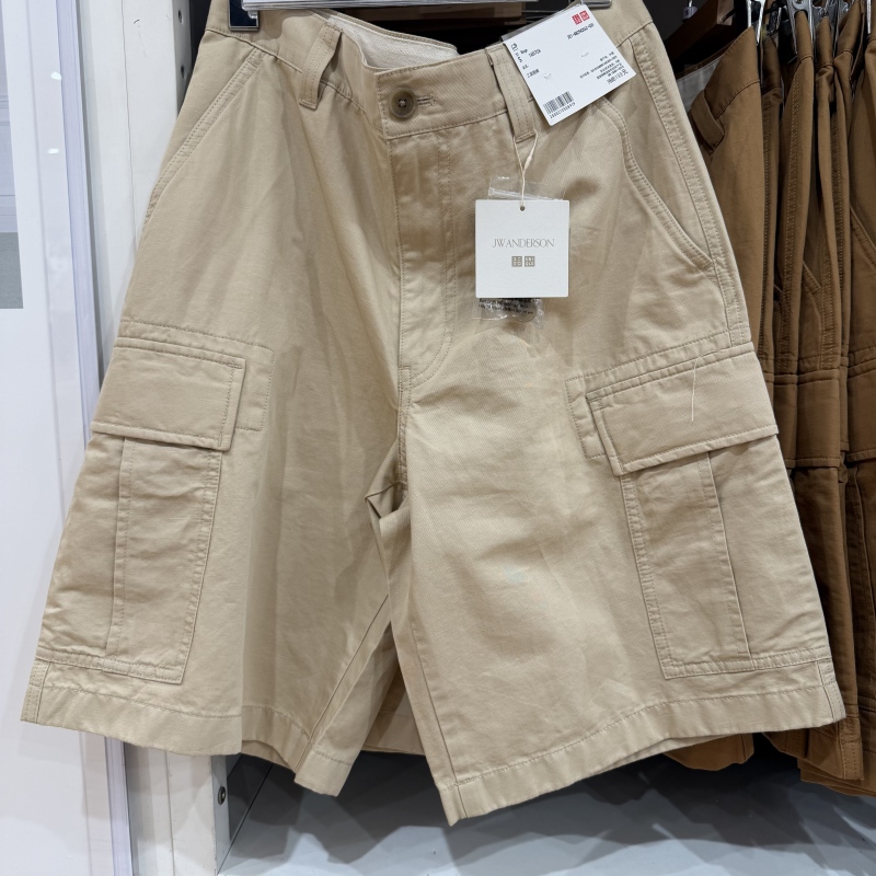 2026 Summer Uniqlo Jwa Men's Cotton-Linen Blend Work Shorts 482942 2026 Summer Uniqlo Jwa Men's Cotton-Linen Blend Work Shorts 482942