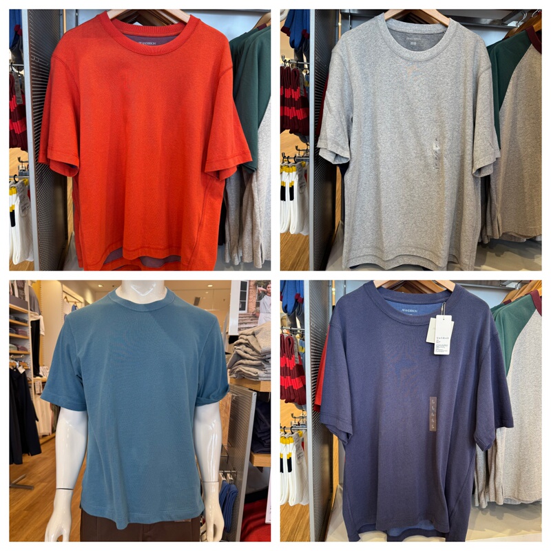 2026 Summer Unisex Jwa Loose Color-Block Cotton Crew Neck T-Shirt/Short Sleeve 485454
