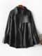 Haining Genuine Leather Women's Casual Loose Tops Spring and Autumn Korean Style First Layer Sheepskin Versatile Slimming Large Size Jacket