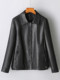 Haining Genuine Leather Jacket for Women, Short Style, 2025 New Spring Model, Full Vegetable-Tanned First-Layer Sheepskin Casual Leather Jacket