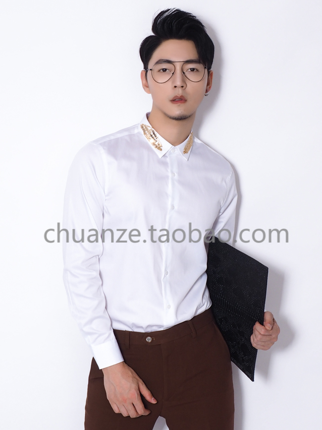 Kawasawa Yinglun phong cách phù hợp với màu xanh phù hợp với trang phục nam chính thức mùa thu Hàn Quốc của bộ đồ mỏng nam hai bộ quần âu nam