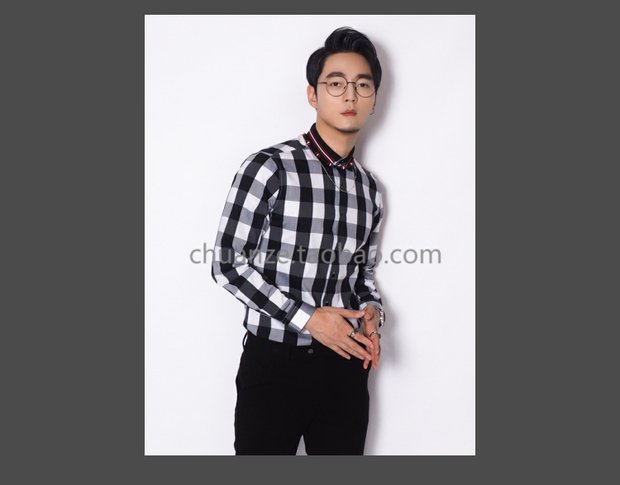 Bộ đồ vest nam Chuan Ze hai mảnh phù hợp với quần rắn màu Xiaoxi Slim Hàn Quốc phù hợp với màu đen cổ điển áo len nam