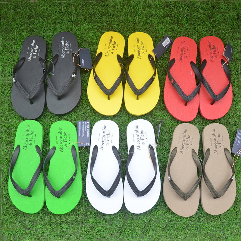 Xiaobei Classic Simple Deer Men's British European and American Lightweight Non-Slip Bottom Beach Flip-Flops Sandals