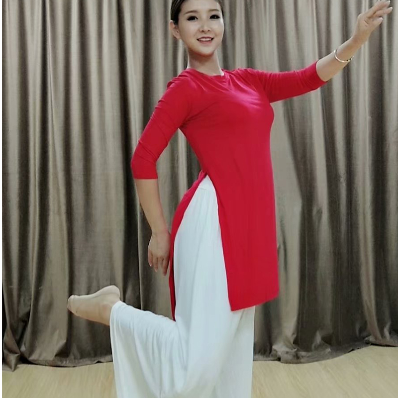 Belly dance 2021 new modern Fusion Wind rehearse Costume Tai Chi Costume Classical Costume Rhyme Yoga Big Size