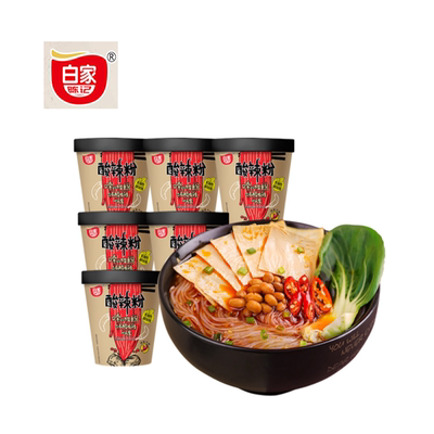 薇娅直播【白家陈记】正宗酸辣粉6桶