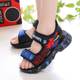 2022 summer season new boys' sandals non-slip breathable soft bottom beach hole shoes medium and small children's baby shoes