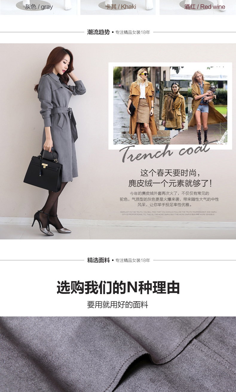 Trench pour femme EYESONU en Polyester - Ref 3228074 Image 8