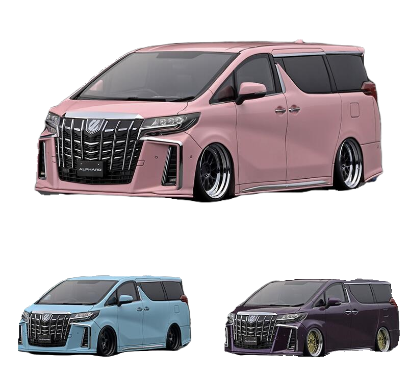 Spot IG 1:18 Toyota Elfa Alphard H30W № 108 Треугольная модель автомобиля